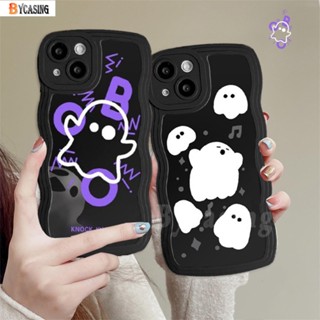 เคสโทรศัพท์มือถือแบบนิ่ม TPU ลายการ์ตูนมอนสเตอร์ผี สําหรับ OPPO A77S A17 A17k A57 4G A16 A16K A16E A55 A95 A96 A94 A76 A74 A12 A5s A15 A54 A7 A53 A3s A31 A52 A92 F9 F11