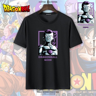 เสื้อยืดแขนสั้น🟠เสื้อยืด cotton super dragon ball z frieza t shirt goku chichi bulma Anime Graphic Print tees unisex Ts