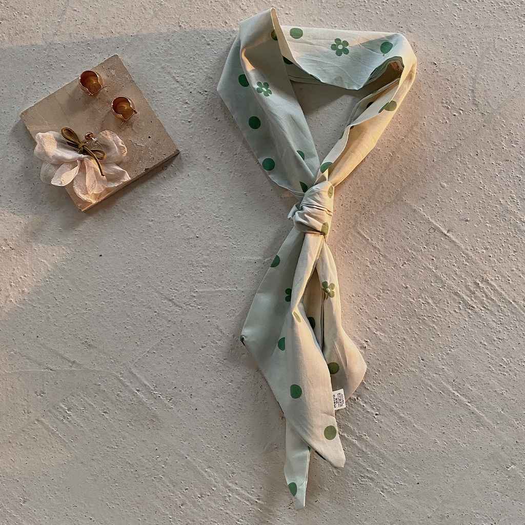 Parsimonous ยาว 100% ผ้าพันคอผ้าฝ้าย 4.1x45.3 นิ้วสายคล้องกระเป๋าผู้หญิงแฟชั่น Hairband 10.5x115 ซม.