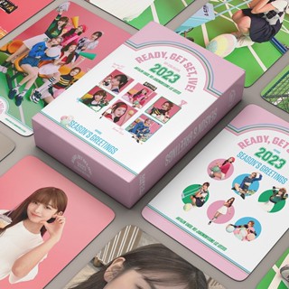 โปสการ์ดโลโม่ อัลบั้มรูปภาพ Kpop IVE Photocard 2023 SEASONS GREETINGS จํานวน 55 ชิ้น