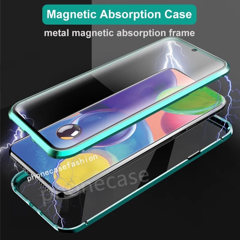 เคสโทรศัพท์สําหรับ Redmi หมายเหตุ 14 13 Pro Plus 4G 5G 2024 ปลอกกันกระแทกปลอกโลหะกระจกสองด้านฝาหลัง ราคา ถูกที่สุด ดีลบีเคเค แกลเลอรีภาพที่ 4