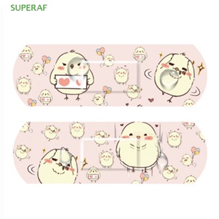 Superaf 120 ชิ้น / เซต พลาสเตอร์กาว ลาย Band-aid กันน้ํา ระบายอากาศ ขายดี