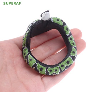 Superaf ของเล่นงูจําลอง ตลก สร้อยข้อมืองู แปลกใหม่ ของขวัญฮาโลวีน ขายดี