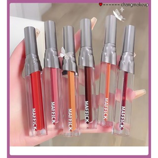 ลิปสติก Maffick Lip Glaze Glossy Mirror Lip Glaze ลิปสติกให้ความชุ่มชื้น Cod