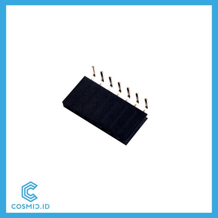 SIKU 7 Pin Header Pin Bent 2.54MM Socket Connector Elbow Strip 7 Pin 2.54 MM