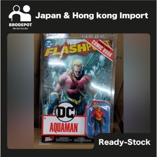 [Ready stock] McFarlane DC DIRECT - 3IN FIGURE WITH COMIC WV3 - AQUAMAN (FLASHPOINT)