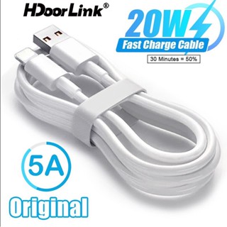 Hdoorlink PD 20W สายชาร์จเร็ว สําหรับ USB C เป็น IOS 1 ม. 2 ม. 2.7 ม. สําหรับ IP-hone 14 13 12 Pro Max