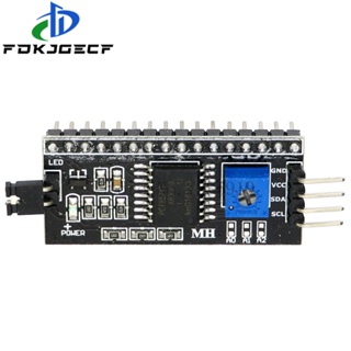 โมดูลบอร์ดอนุกรม PCF8574 IIC I2C TWI SPI 1602 2004 หน้าจอ LCD 10 ชิ้น