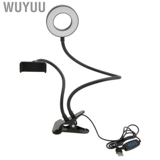 Wuyuu (Black) Camera Light 12W 24 Lamp Chips 5000K Selfie For Make Up