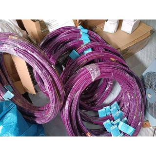 ฟิชเทป สลิงดึงสายในท่อ สำหรับงานเดินท่อร้อยสาย ความยาว 10-50 เมตร สีม่วงเกรดหนา สีเหลืองดำเกรดทั่วไป