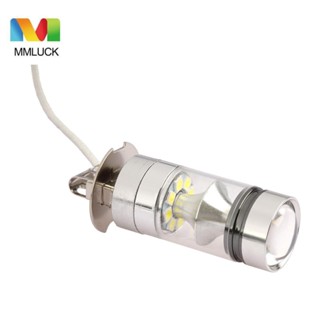 Jenniferdz หลอดไฟหน้าตัดหมอก 12/24V H3 100W 6000K 20Smd สีขาวสําหรับรถยนต์