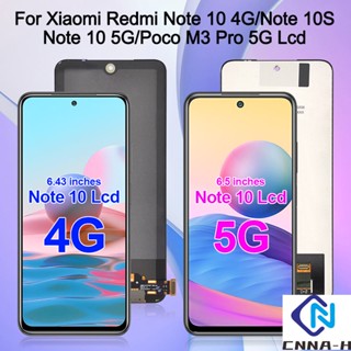 หน้าจอสัมผัสดิจิทัล lcd Note 10S สําหรับ Xiaomi Redmi Note 10 4G Redmi Note 10 lcd POCO M3 Pro 5G lcd M2103K19G