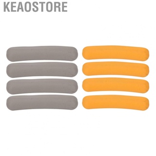 Keaostore Crutch Underarm Pads  Prevent Slipping Elastic 4pcs Crutch Underarm Cushion Textured Surfaces High Stretchy  for Daily Use