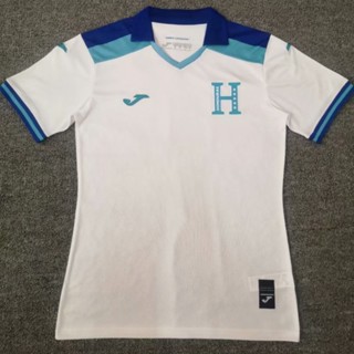 เสื้อกีฬาแขนสั้น ลายทีมชาติฟุตบอล Honduras ทีมเหย้า 23-24 ชุดเหย้า สีขาว ไซซ์ S-XXL ชุดเหย้า สําหรับผู้ชาย