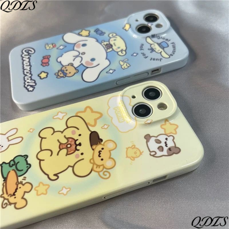 เคสโทรศัพท์มือถือแบบแข็ง กันกระแทก ลายสุนัขชินนาม่อน สําหรับ Iphone 11 13promax 8plus 12 XS XR 5WY4