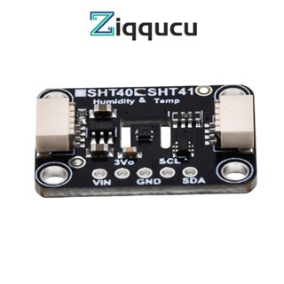 Ziqqucu SHT40 โมดูลเซนเซอร์วัดอุณหภูมิ และความชื้น IIC I2C อินเตอร์เฟซ 3.3V 5V