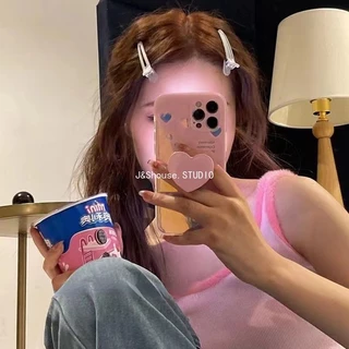 Kf618 2PCS สไตล์เกาหลีสาวสีเคลือบI รูปทรง bangs คลิปจระเข้ hairpstyle อุปกรณ์เสริมผู้หญิง