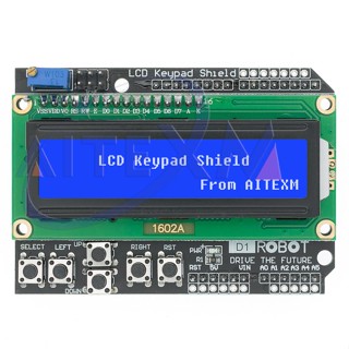 โมดูลหน้าจอ LCD 1602 LCD 1602 สีฟ้า สําหรับ Arduino ATMEGA328 ATMEGA2560 Raspberry pi UNO