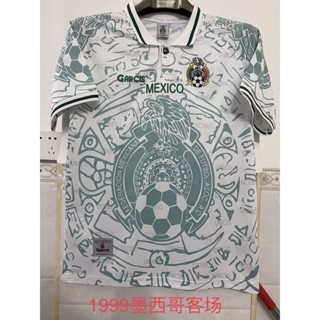 1999 Mexico away S/2Xl เสื้อฟุตบอล แขนสั้น แห้งเร็ว สําหรับผู้ชาย