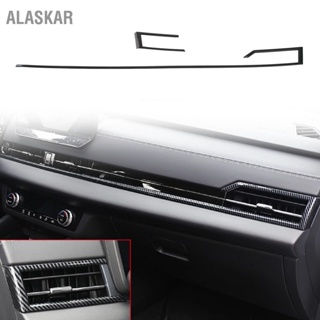 ALASKAR 2 ชิ้นคอนโซลหน้า Air Vent Trim Outlet Cover สำหรับ Mitsubishi Outlander 2023