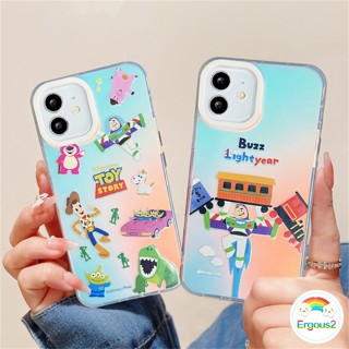 เคสโทรศัพท์มือถือ ซิลิโคนนิ่ม ใส กันกระแทก ลาย Toy Story Buzz Lightyear สําหรับ iPhone 14 13 12 11 Pro Max X Xr Xs Max 8 7 Plus SE 2020