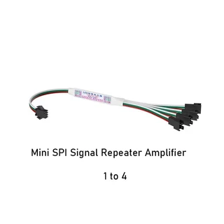 เครื่องขยายเสียงสัญญาณ DC5-24V Mini SPI สําหรับตัวควบคุมพิกเซล Led RGB WS2812B WS2811 1903 16703