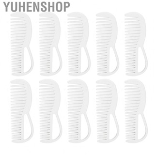 Yuhenshop Wide  Comb  10Pcs Detangling Comb Easy To Use Multi Purpose Lightweight  for Dry Wet Hair