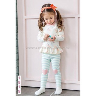 L-PJG-1919 ชุดนอนเด็กแนว Slim สีครีม ลายม้า Size-90 (1-2Y)