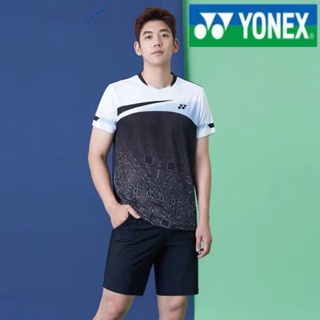 Yonex เสื้อผ้าแบดมินตัน ระบายอากาศ แบบแห้งเร็ว สําหรับผู้ชายและผู้หญิง 2023