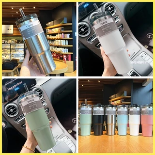 แก้วน้ำเก็บความร้อนและเย็น 30OZ ความจุ วัสดุแสตนเลส อายุการใช้งานนาน