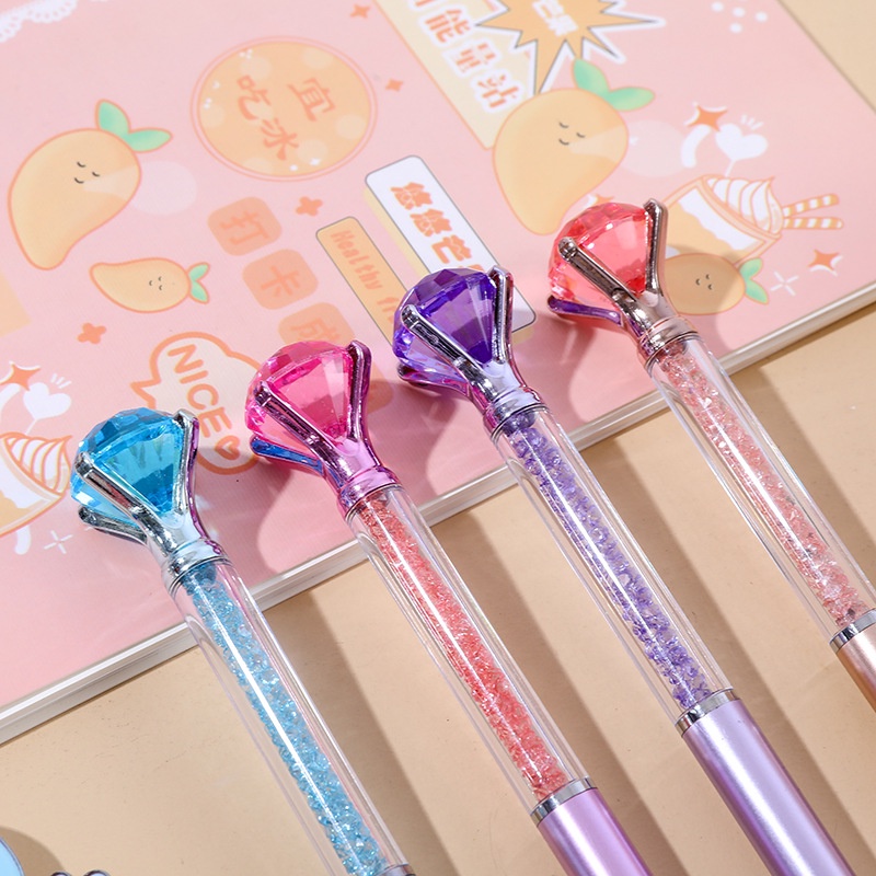 ปากกาลูกลื่นเพชรสร้างสรรค์ลายเซ็น 0.7 มม. ปากกาลูกลื่นสีน้ําเงิน - รูปที่ 3