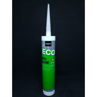 เทปและกาว ซิลิโคน ยาแนว แห้งเร็ว สีดำ-ใส TAIKEN ECO Super Silicone
