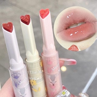 Flortte ลิปสติก LoliaS First Kiss Stick Love Lip Glaze First Kiss Stick Love Jelly ลิปสติกปากกา ลิปบาล์ม กระจก น้ํา เบา ลิปกลอส ลิปสติก