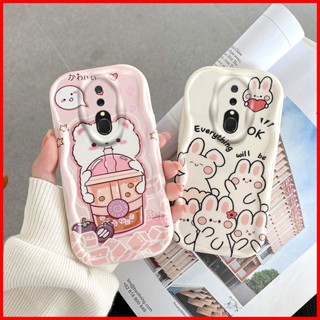 เคส OPPO F11 tpu สไตล์การ์ตูนน่ารัก ชานม หมีน้อย กระต่ายน้อย เคส สําหรับ OPPO F11 XXNY