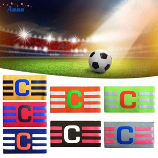 【Anna】Armband Long Sleeve Bright Color C Mark Captain Armband Football Captain Armband