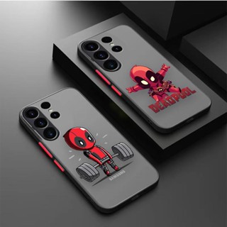 เคสโทรศัพท์มือถือ ผิวด้าน กันรอยนิ้วมือ ลายมาร์เวล สําหรับ Samsung S8 S9 S10 S10E S10 Lite S20 S20FE S21 S22 S23 S32 Plus Ultra 5G A32 A53 J6 M51 5G