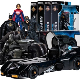 [พร้อมส่ง] Mcfarland DC Keaton Batmobile Big Ben แฟลช สีดํา ขยับได้ สําหรับรถจักรยานยนต์