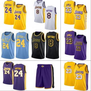 เสื้อกีฬาบาสเก็ตบอล ปักลาย NBA Jersey LAKERS 24 Kobe สไตล์คลาสสิก 874235