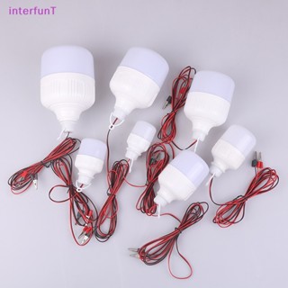 [InterfunT] หลอดไฟฉุกเฉิน Led 12-85V แบบพกพา สีขาว สําหรับตั้งแคมป์ [ใหม่]