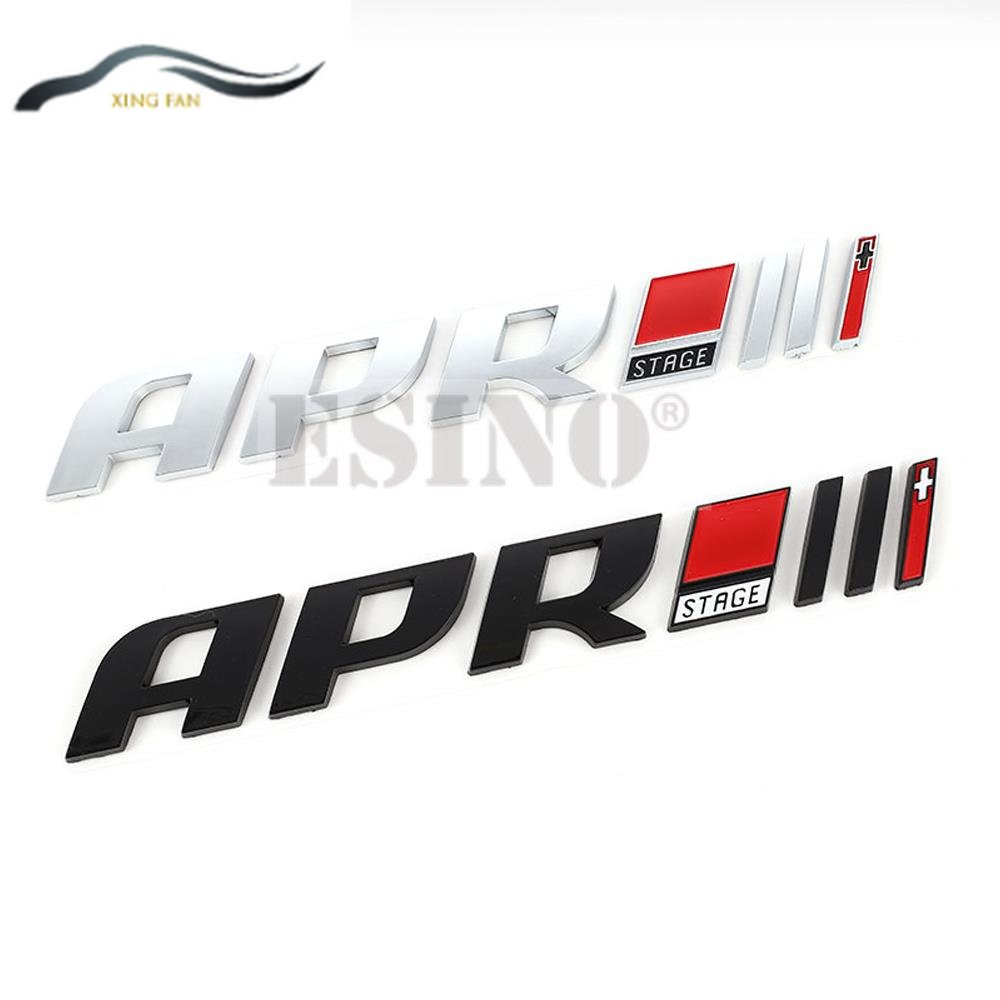 Xinfan สติกเกอร์โลโก้ APR 3D สําหรับติดตกแต่งเวที APR A4 A5 S4 S5 RS4 RS5 RS6 Q5 S5 Golf GTI R Sciro