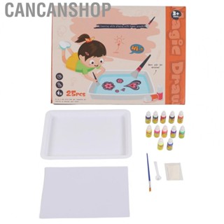 Cancanshop Marble Painting Kit Childrens Water Extension  Marble Painting Set Toy New