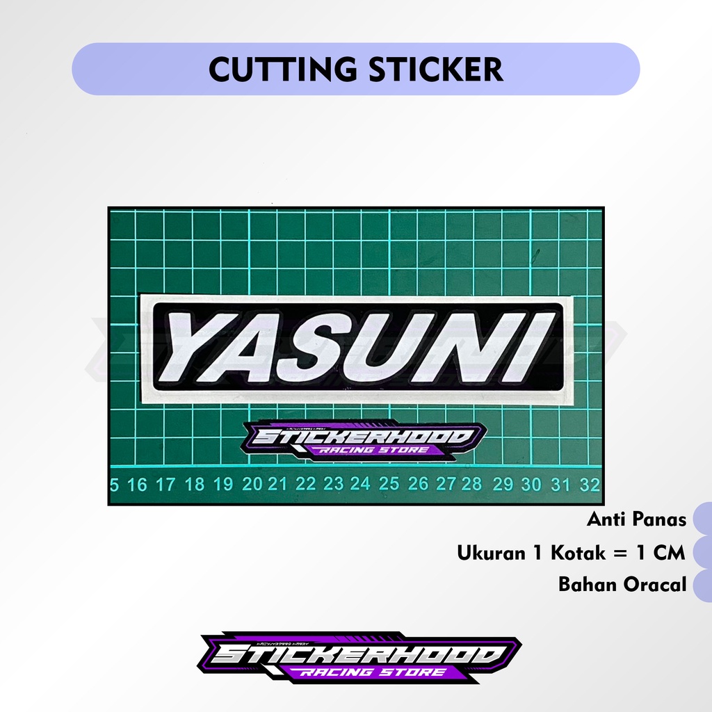 Yasuni JAPAN สติ๊กเกอร์ติดไอเสีย