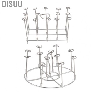 Disuu Vertical Kabob Grill Rack  Fryer Skewer Stand Non Stick Dishwasher Safe  for Kitchen