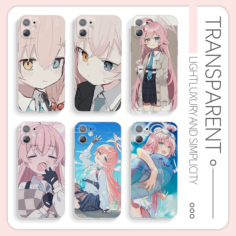 Blue Archive Takanashi Hoshino Two-Dimensional teenage girl phone case compatible with iPhone 13 Apple 14plus anime around เคสโทรศัพท์มือถือ