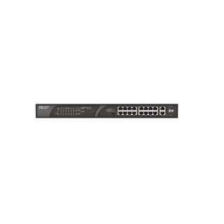 RUIJIE Switch POE 16ch รุ่น RG-ES118S-LP สวิตซ์ POE 16-Port 10/100Mbps + 2 Uplink port 10/100Mbps