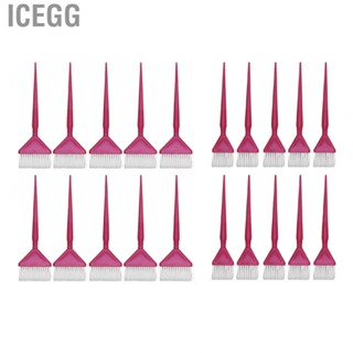 Icegg Hair Color Brush Set  Hair Tint Brush 10pcs Grip Easily  for Salon