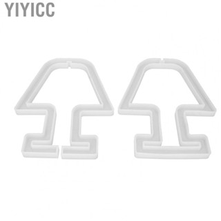 Yiyicc Silicone Mold 2 Pcs Epoxy Resin Mold Flexibility For