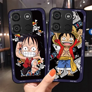 เคสโทรศัพท์มือถือ พิมพ์ลาย One Piece Luffy 3 มิติ สําหรับ Itel A60