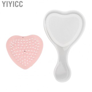 Yiyicc Silicone Hairbrush Mold  Portable Flexible Reusable Hairbrush Mold  for Home for Men Women