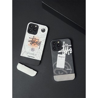 เคสโทรศัพท์มือถือ กันกระแทก กันรอยกล้อง ลาย stussy stussy แฟชั่น สําหรับ Apple Iphone 14Pro 13pro 12promax 14Promax 13Promax